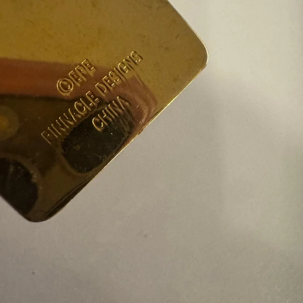 Vintage Graceland Keychain Elvis Presley‎ Memphis Souvenir Gold Tone Metal